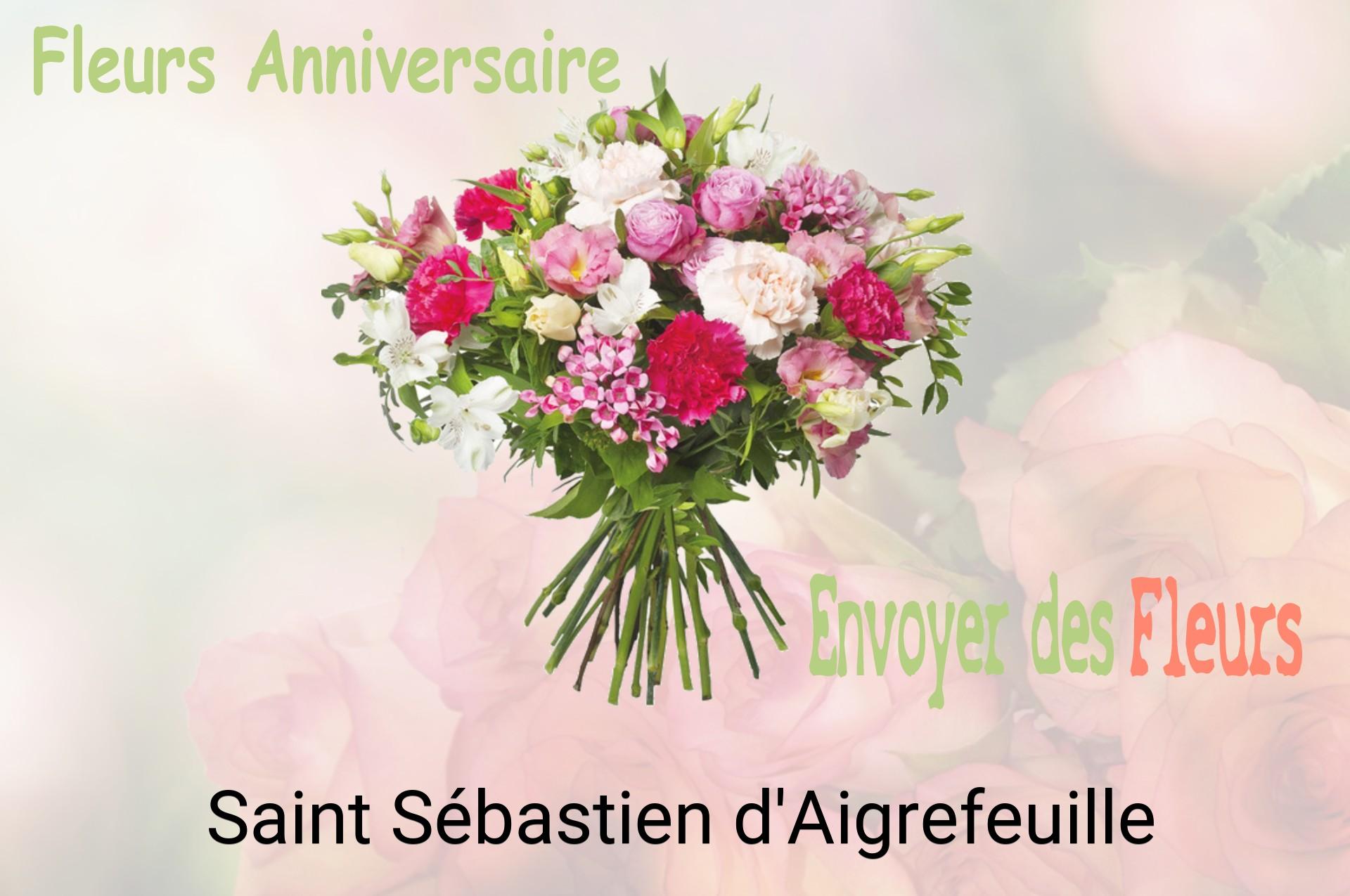 Bouquet de fleurs d’anniversaire livré à Saint-Sébastien-d'Aigrefeuille