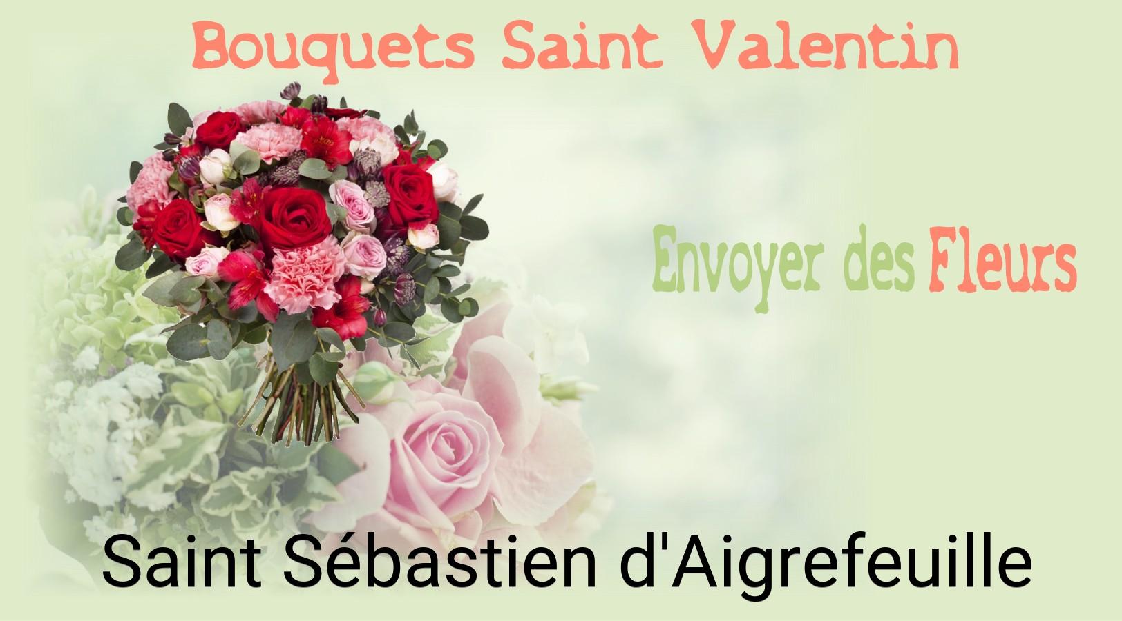 Roses de Saint-Valentin livrées à Saint-Sébastien-d'Aigrefeuille